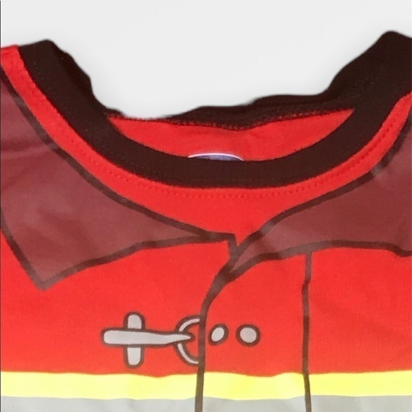 4/$20🥳 Old Navy Long Sleeve Fire Fighter  Shirt - Picture 3 of 4